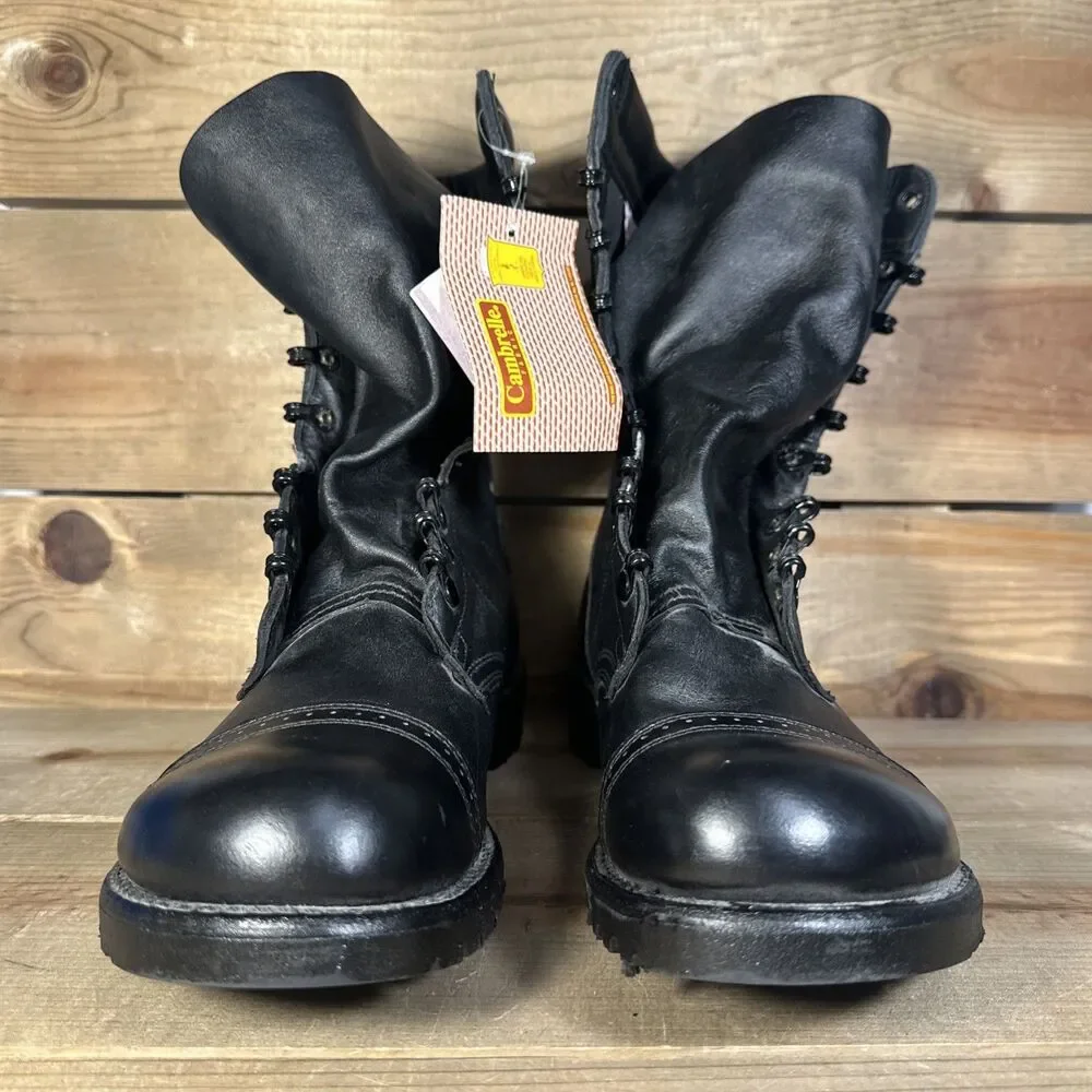 Mens Size 10.5 Corcoran Black Leather 1525 Field Jump  Black Leather Boots USA